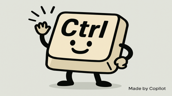 Control 키를 상징하는 일러스트레이션 이미지