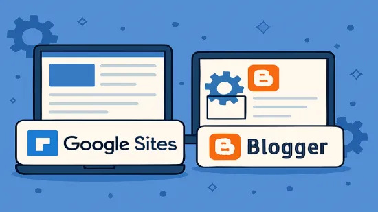 Google Site 및 Blogger 사용을 위한 환경설정